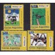 ARGENTINA 1994 GJ 2674/77 SERIE COMPLETA DE ESTAMPILLAS NUEVAS MINT U$ 6,40